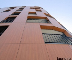 Фасадный архитектурный декоративный пластик HPL для отделки вентилируемых фасадов. Фасады HPL